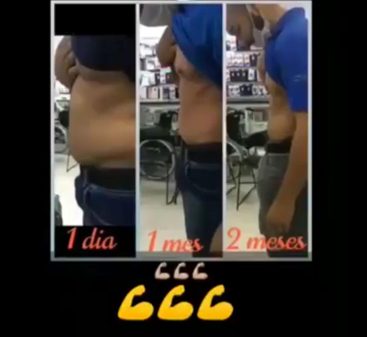 Evolução em 2 meses
