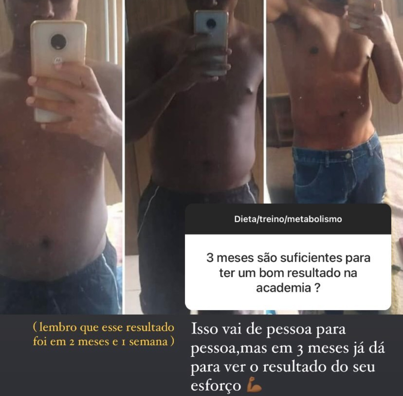 Transformação em 3 meses